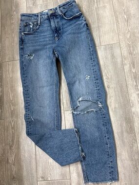 LIKE NEW, Zara straight leg jeans